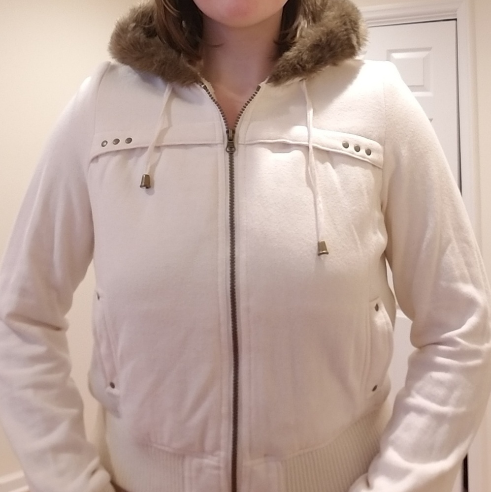 Kids White coat for winter!